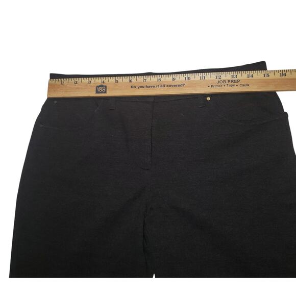 Chico’s So Slimming Straight Leg Pants Size 0.5 (S/6) Gray Stretch Office Casual - Picture 5 of 8